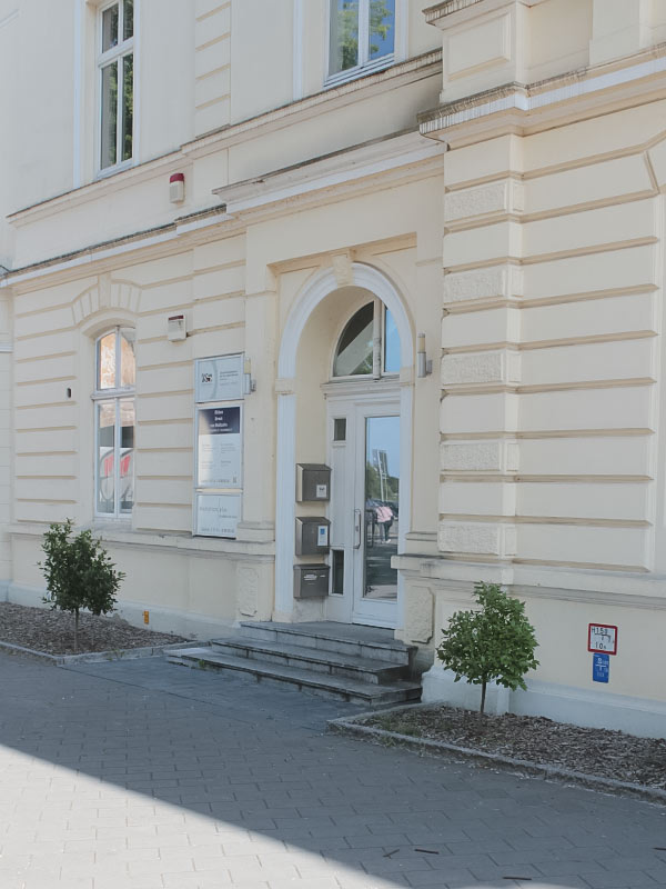 Eingangsbereich der Steuerberatungskanzlei Bakszas